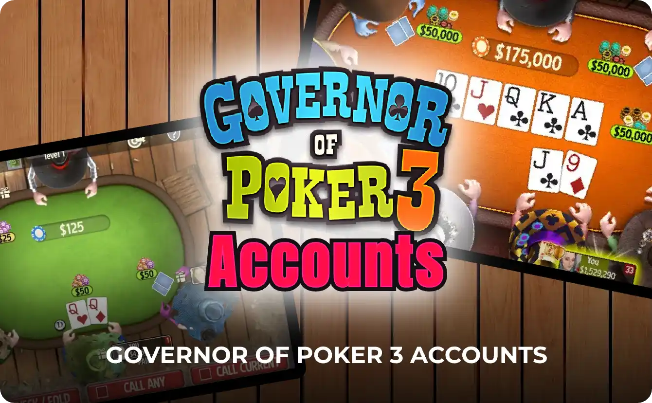 Chipspro Governor of Poker 3 Accounts